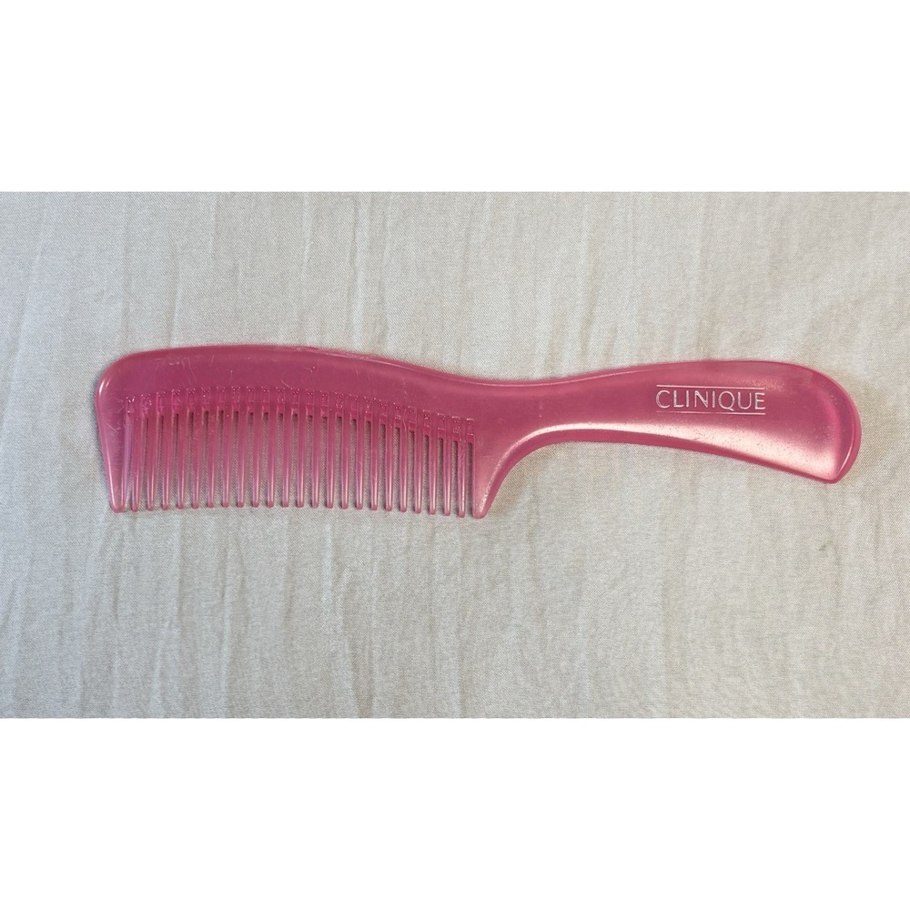 Vintage Clinique Hair Detangling Comb Pink Travel Size